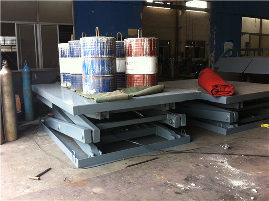 Loading Pallet Hydraulic Scissor Lift Platform 3T 4T 6T For Industrial Dock