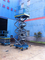 Solid Tyre Wheel Skidproof Checkered Platform Aerial Hydraulic Mobile Scissor Lift