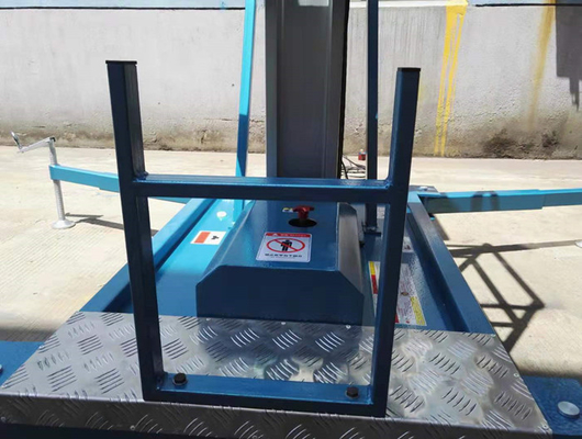 Emergency Safety Lowering System Mobile Portable Aerial Single mast Lift Platform