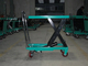 300kg Green Single Scissor Lift Table Small Manual Hydraulic Lift Table