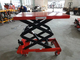 Movable Manual Scissor Lift Table Small Lifting Platform For Logistics Center
