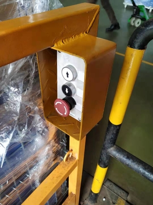 Stationary Lift Table, Hydraulic Dock Lift Equipment With Full Toe Guard For Forklift Loading
