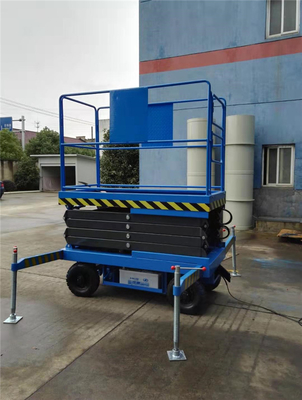 タイヤの車輪のSkidproofの固体チェック模様のプラットホームの空気油圧可動装置は上昇を切ります